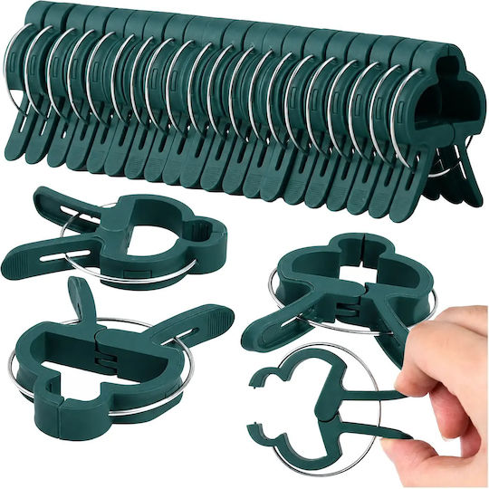 Set 20 Clips De Legat Plante Zola Roșii Ardei Castraveți Reutilizabile Rezistente La Intemperii 4.5 X 3 Cm
