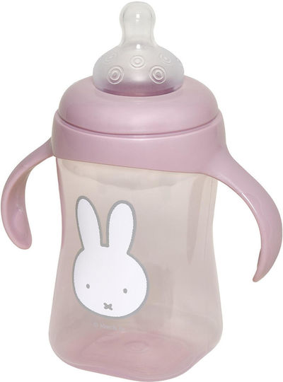 Miffy Baby Sippy Cup Plastic with Handles Pink for 4m+ 300ml