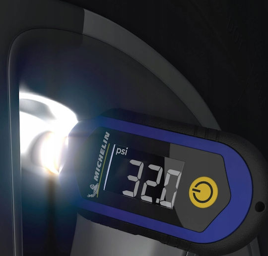Michelin Digital Tire Pressure Gauge 10.3 Bar Tread Depth Gauge Led Flashlight Rechargeable