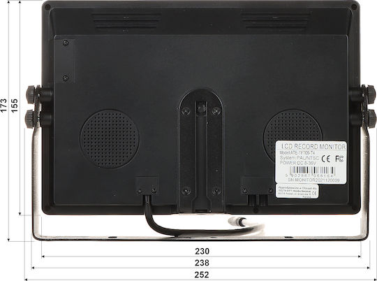 Autone Monitor 9" für Armaturenbrett