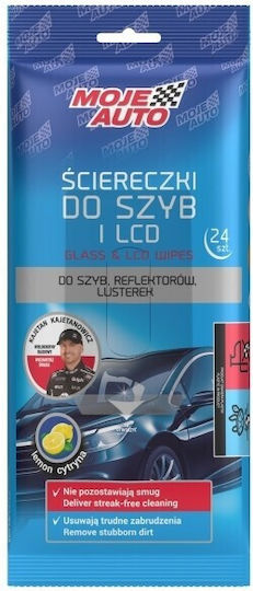 Moje Auto Car Window Cleaner Pads 24pcs
