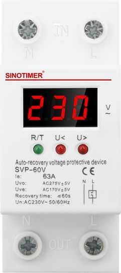 Sinotimer Aparat de Măsură pentru Panou Electric Digital Monofazat