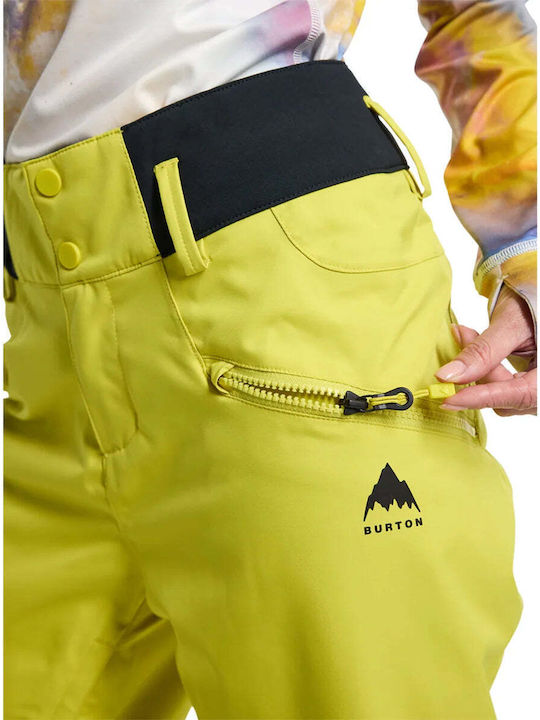 Burton 22076103700 Damen Ski- und Snowboardhose Gelbe