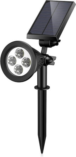 Lampă Solară 2W 120lm cu Senzor de Mișcare și Fotocelul IP65 30x9.3x27cm