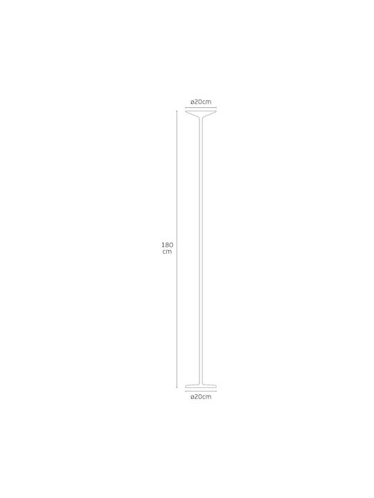 VK Lighting LED Φωτιστικό Δαπέδου Λευκό VK Lighting LED Φωτιστικό Δαπέδου Λευκό