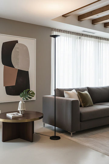 VK Lighting LED Floor Lamp with Warm White Light 1558lm White