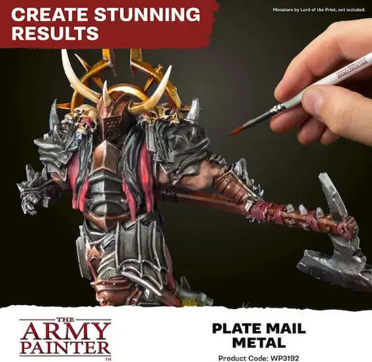 The Army Painter Warpaints Fanatic Metallic Modellbau-Farbe in Silber Farbe 18ml