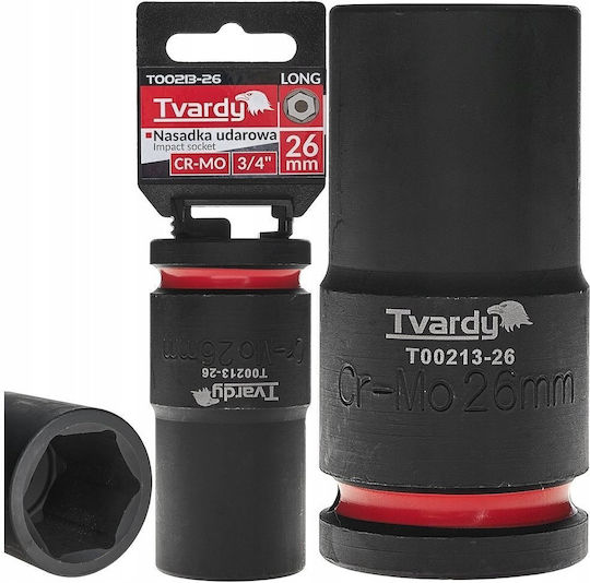 Tvardy Long Pneumatic Socket with 3/4" Frame Host Diameter 3/4" / 26