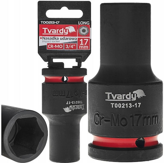 Tvardy Pneumatic Long Socket with 3/4" Frame Host Diameter 3/4" / 17