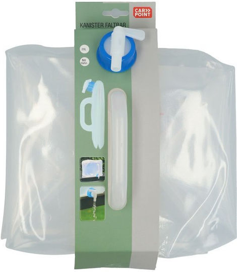 Carpoint Jerry Can Collapsible + Tap Πτυσσόμενο Πλαστικό Μπιτόνι Κάνουλα 20lt 6621059