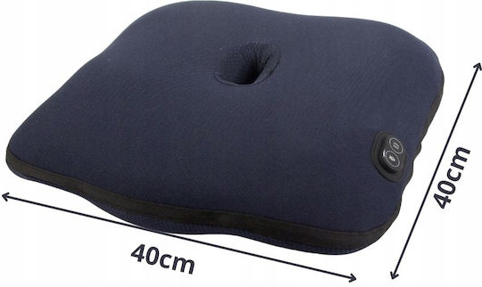 Pernă de șezut pentru coccis 40x40x7cm în culoare albastră ZK12763QWS17