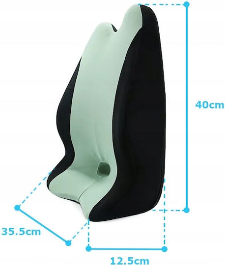 Medi Sleep Medical Pillow with Hole 40x35x13cm Black