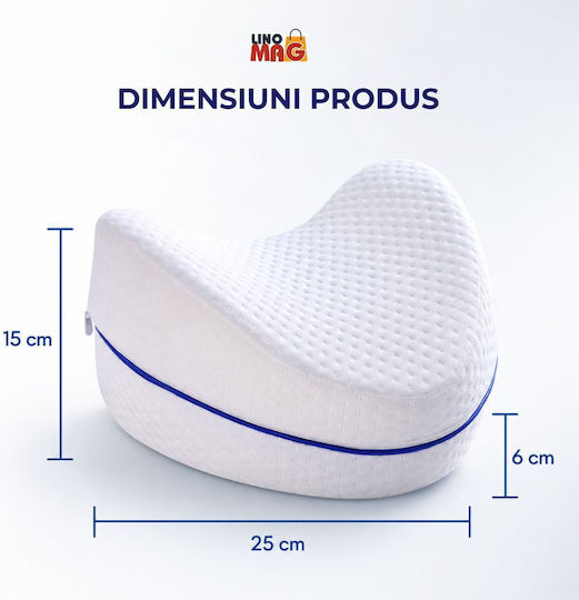 Linomag Μαξιλάρι με Memory Foam σε Λευκό χρώμα
