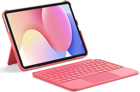 Inateck KB04122 Flip Cover with Keyboard in German Red (iPad Air 11" 2024/2025/2026)