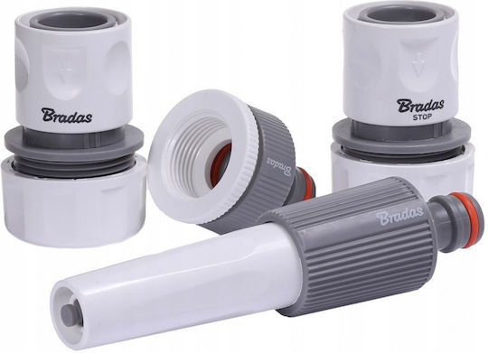 Set de 4 aspersoare pentru furtun de 1/2” White Line