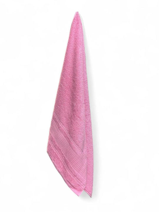Olia Home Σετ Πετσέτες Μπάνιου 3τμχ Light Pink Βάρους 550gr/m²
