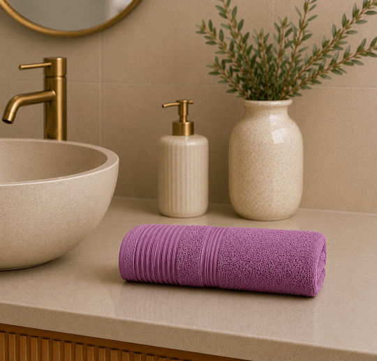 Astron Italy Hand Towel 30x50cm Dark Lilac Weight 600gsm