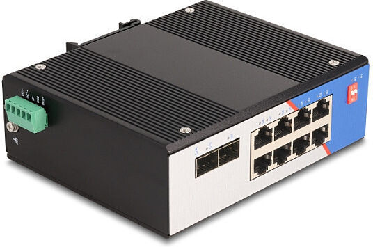 DeLock 88016 Managed L2 Switch με 8 Θύρες Gigabit (1Gbps) Ethernet και 2 SFP Θύρες