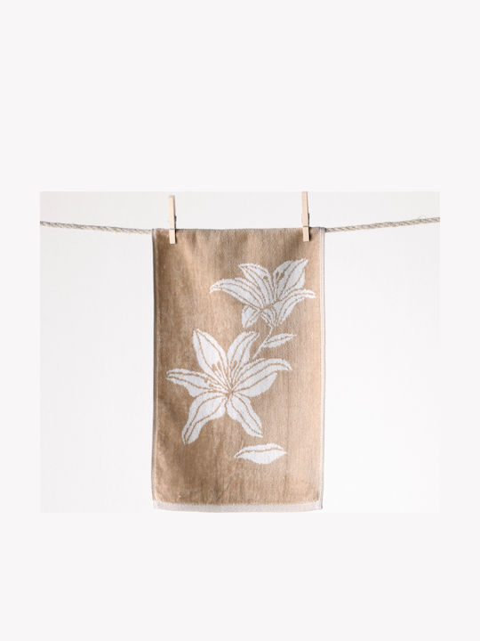 Kentia Hand Towel Stylish 30x50cm Mocca Weight 500gr/m²