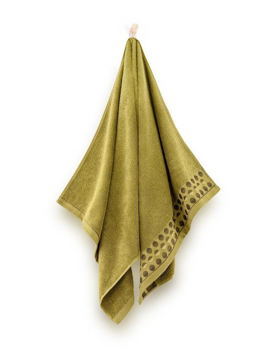 Zwoltex 70x140cm Olive Badetuch Gewicht 450gr/m²