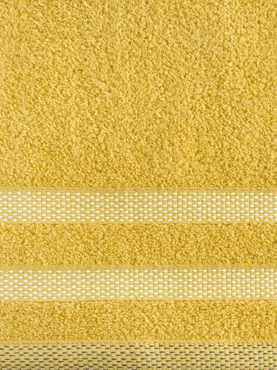 Eurofirany Face Towel 50x90cm Mustard Weight 400gsm