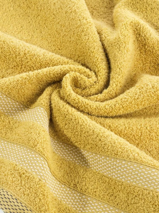 Eurofirany Face Towel 50x90cm Mustard Weight 400gsm