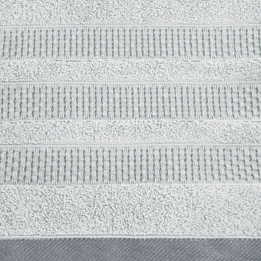 Eurofirany Gesichtstuch 50x90cm Silber Gewicht 500g/m²