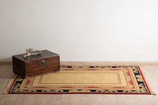 Classic All-Wool Rug Elite 2142 150x230 Cm Gold-colored