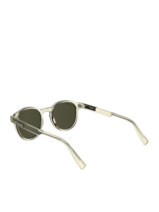 Lacoste Ochelari de Soare Pentru Bărbați cu Ramă Galbenă și Lentilă Galbenă L6055S-750