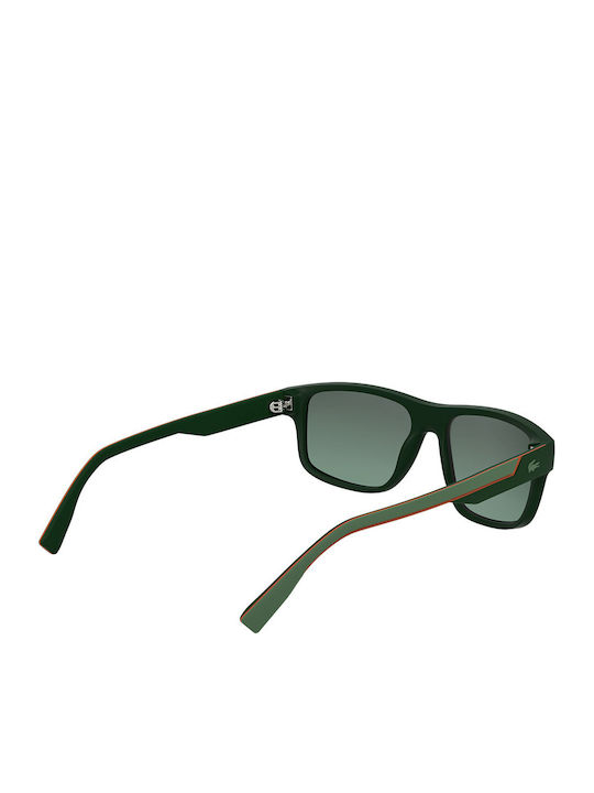 Lacoste Ochelari de Soare Pentru Bărbați cu Ramă Verde și Lentilă Verde L6057S-301