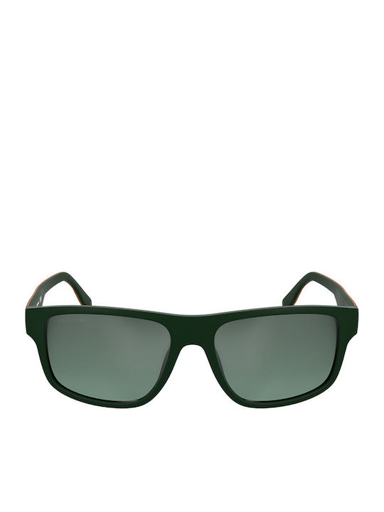 Lacoste Ochelari de Soare Pentru Bărbați cu Ramă Verde și Lentilă Verde L6057S-301