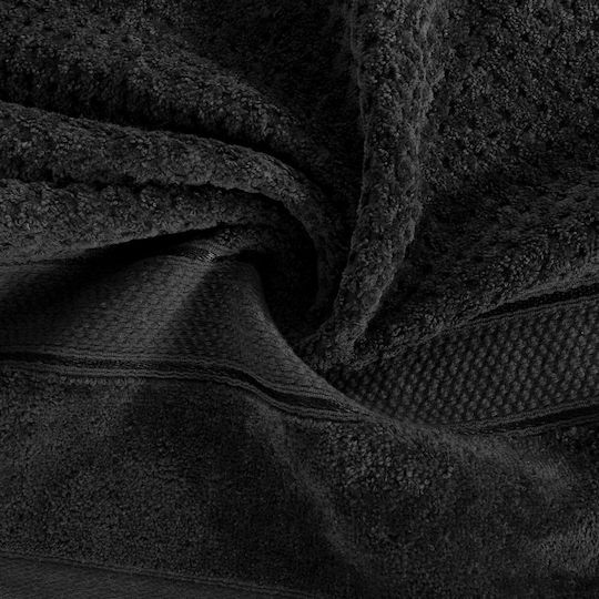 Eurofirany Handtuch 30x50cm Schwarz Gewicht 500gr/m²