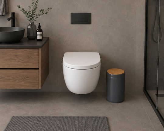 MRShome Kunststoff Badezimmer Mülleimer 5Es Bronze