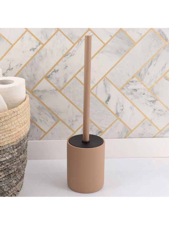 Perie De Toaletă Din Ceramică Maro Pentru Baie