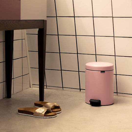 Brabantia Newicon Coș Metalic De Baie 5lt Roz