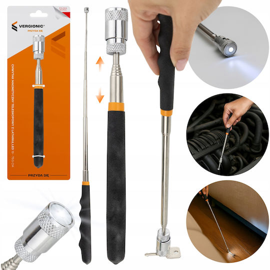 Vergionic Telescopic Magnetic Grabber Led 19-79.5 Cm 3.6 Kg