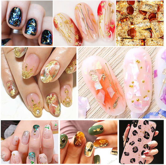 Foil Flakes Decoration Gold
