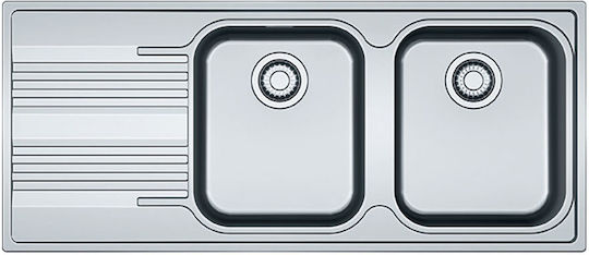 Franke Srx 621 1010454910 Drop-In Мивка Ляв Inox Ш116xД50см Сребрист