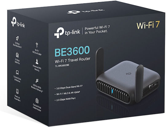 TP-LINK BE3600 Ασύρματο Router Wi‑Fi 7