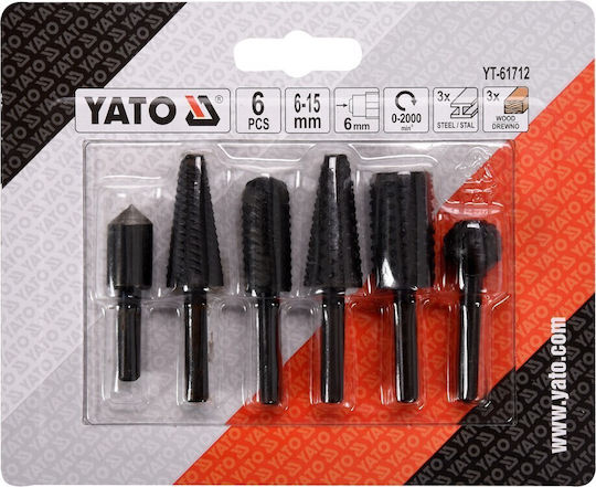 Metal Milling Cutters 3pcs Wood Milling Cutters 3pcs Yt-61712 Yato