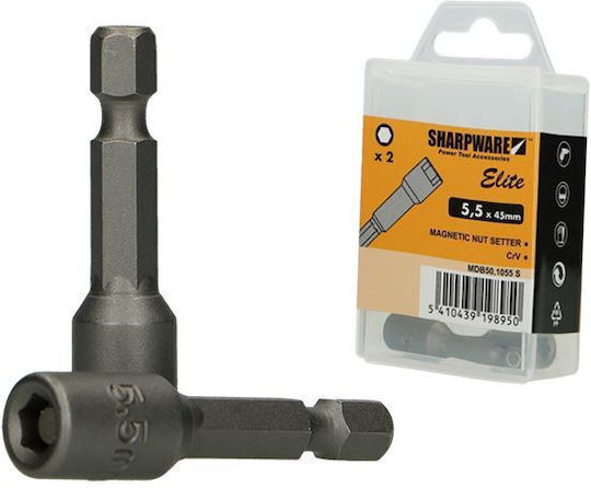 Magnetic Hexagonal Tip 8*50mm Op-2pcs Km8*50 Set