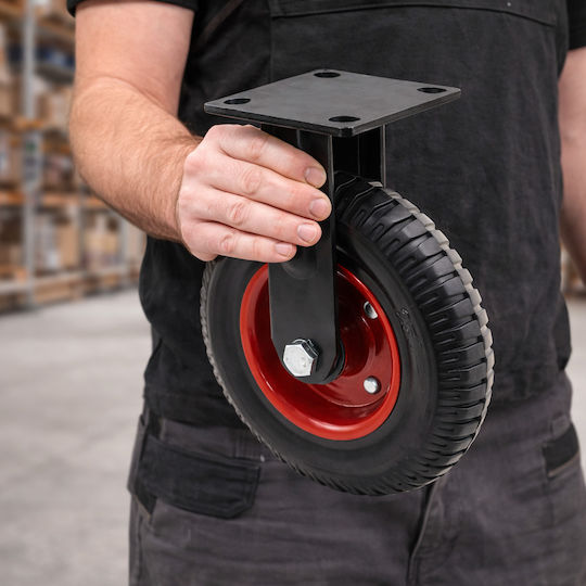 Feste Tubeless Räder Metall Gummi Platte Solide Schaum Kinderwagen