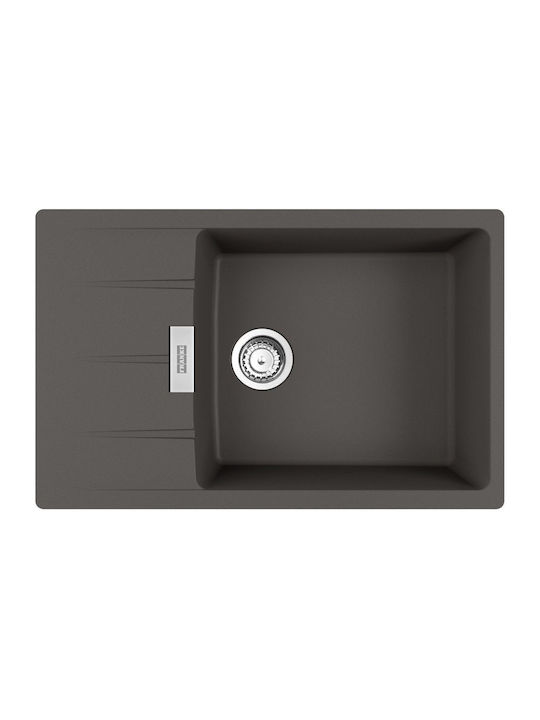 Franke Centro Cng 611-78 Xl 3149000448 Drop-In Мивка от Синтетичен Гранит Ш78xД50см Сив