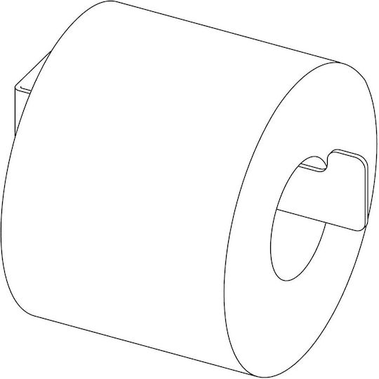 Deante Wandmontierter Papierhalter Schwarz