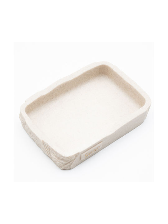 Ankor Soap Dish Plastic Beige