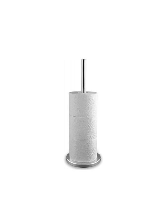 Floor Paper Holder Silver