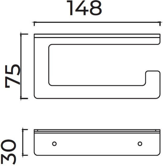 Imex Papierhalter Schwarz