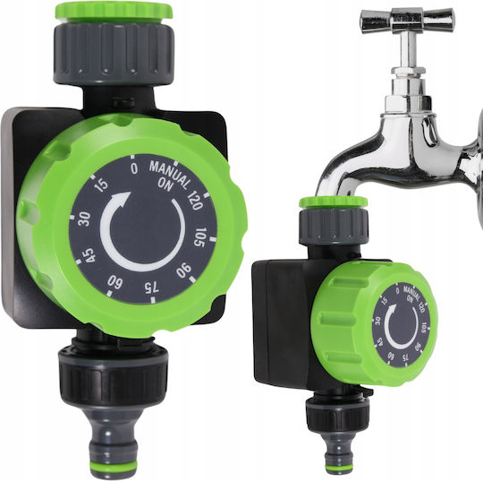 Water Flow Timer Mechanical Manual Irrigation Controller 1-3/4 120min