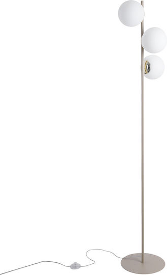Siena Kashmir Floor Standing Lamp 3-shade White