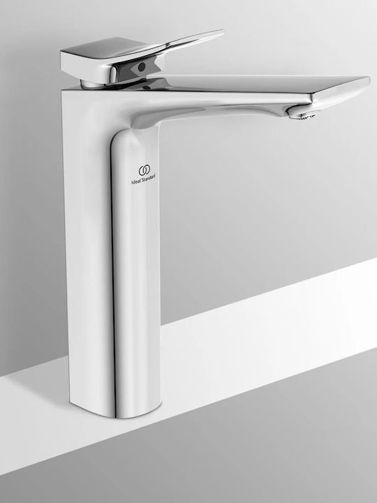 Ideal Standard Αναμεικτική Μπαταρία Νιπτήρα Ασημί